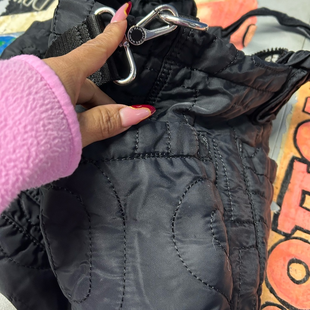 Marc By Marc Jacobs Black Quilted Tote
